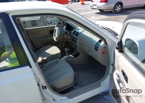2005 Hyundai Accent Gl из США, поврежденный, VIN KMHCG45C35U641013